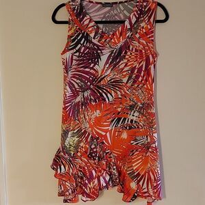 Clientele tropical flare dress sz. S